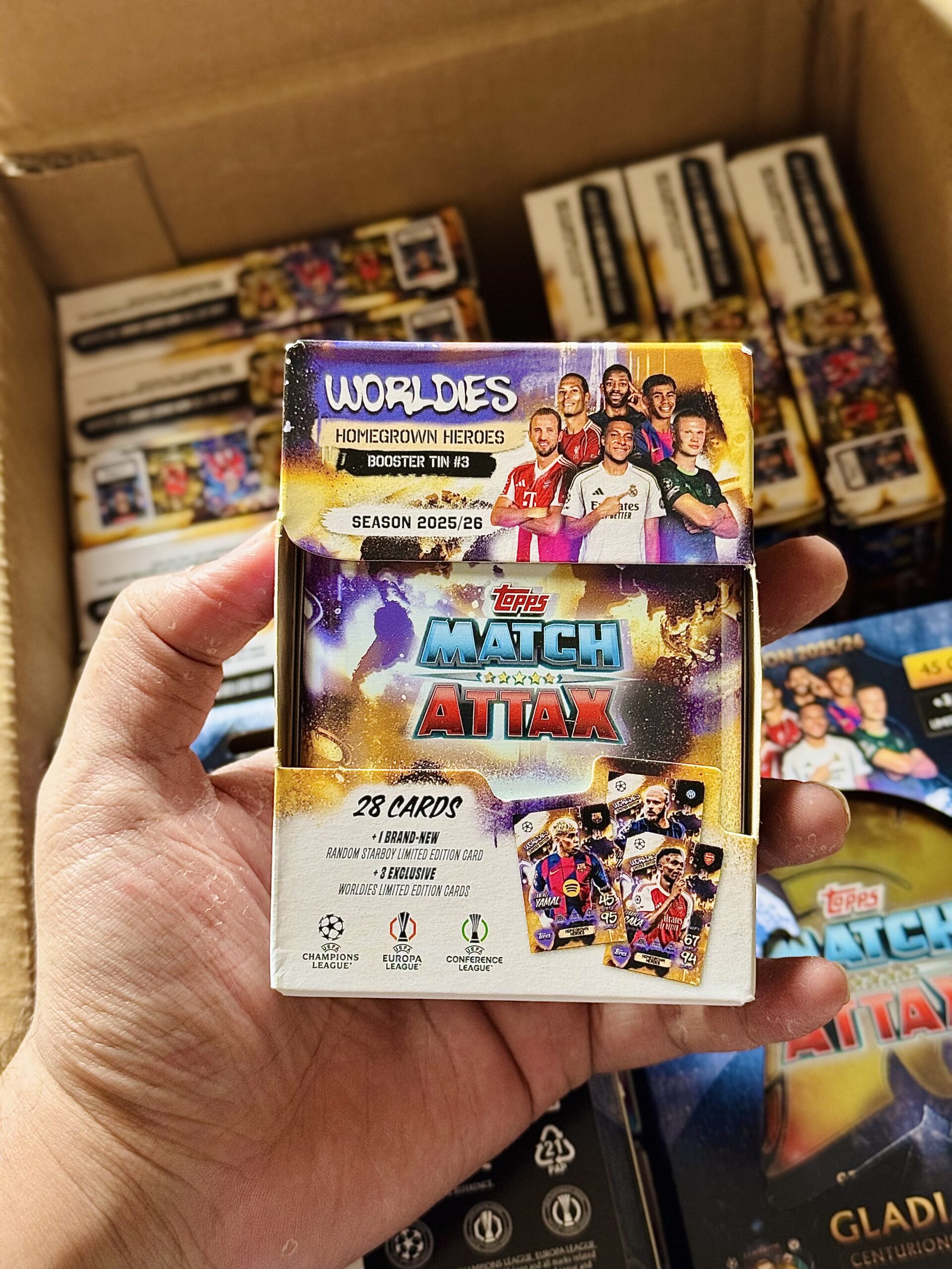 2025-26 Topps Match Attax 4 Packs MINI Tin Box - Image 5